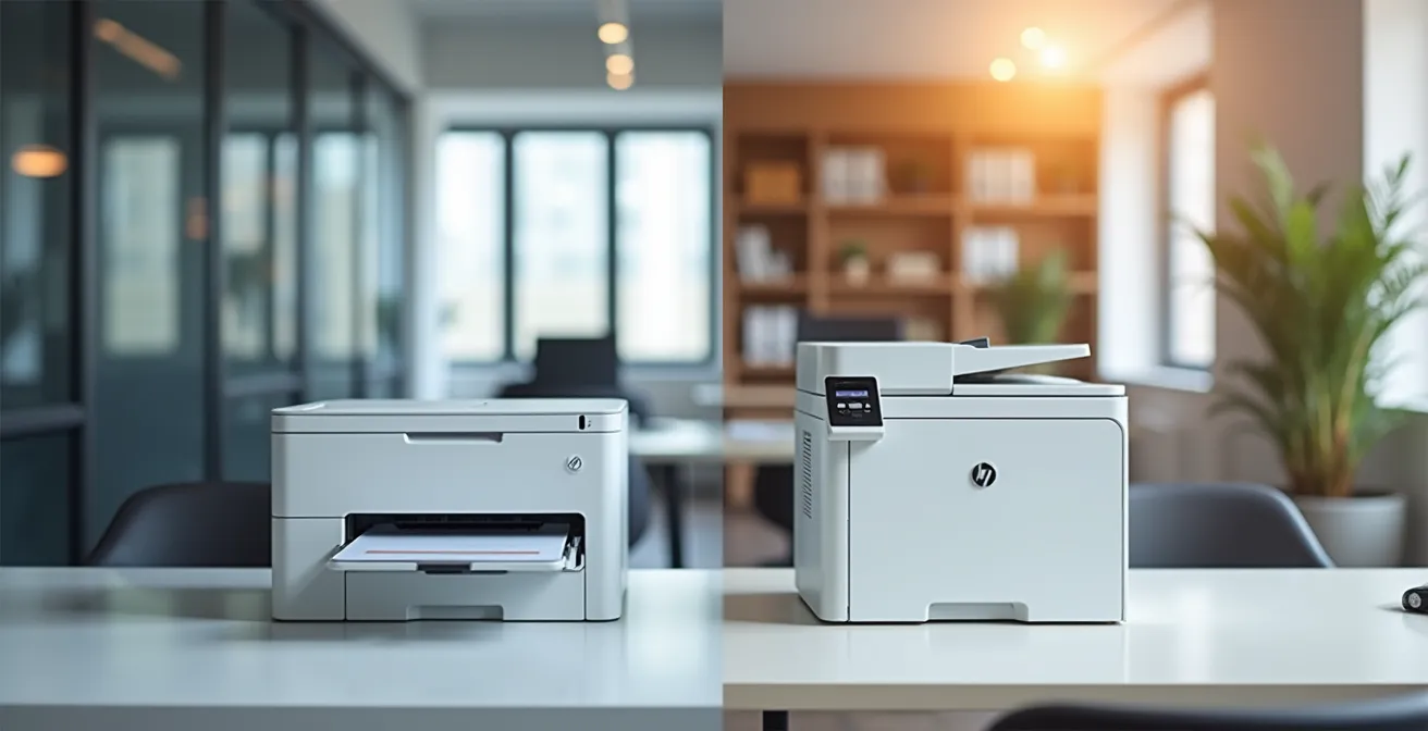 Comparison of open and closed 3D printer ecosystems in an office environment