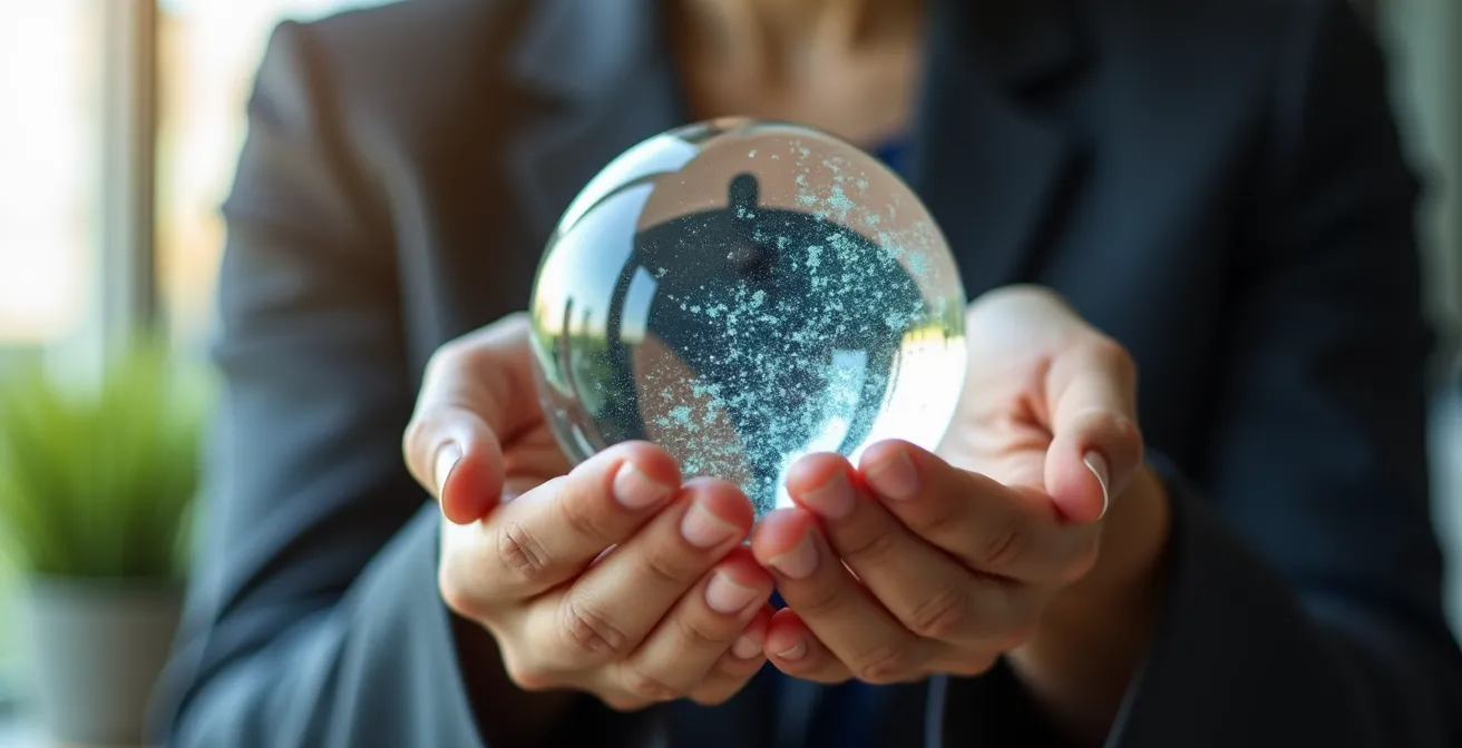 Visual metaphor of transparent data consent and trust building process