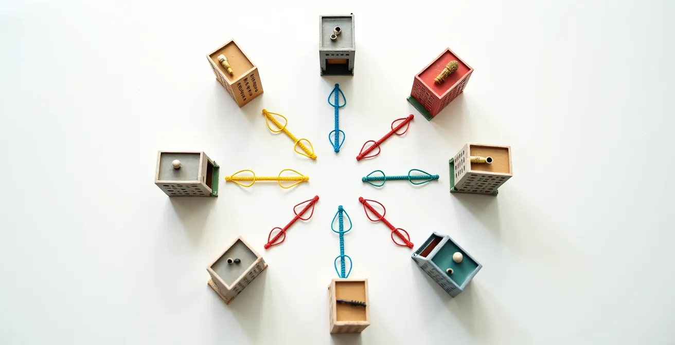 Abstract visualization of unconventional impact metrics for arts projects through interconnected community nodes