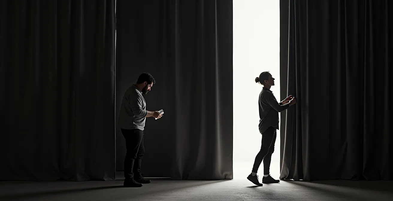 Split-screen comparison of different MVP testing approaches showing manual versus simulated-automation validation.